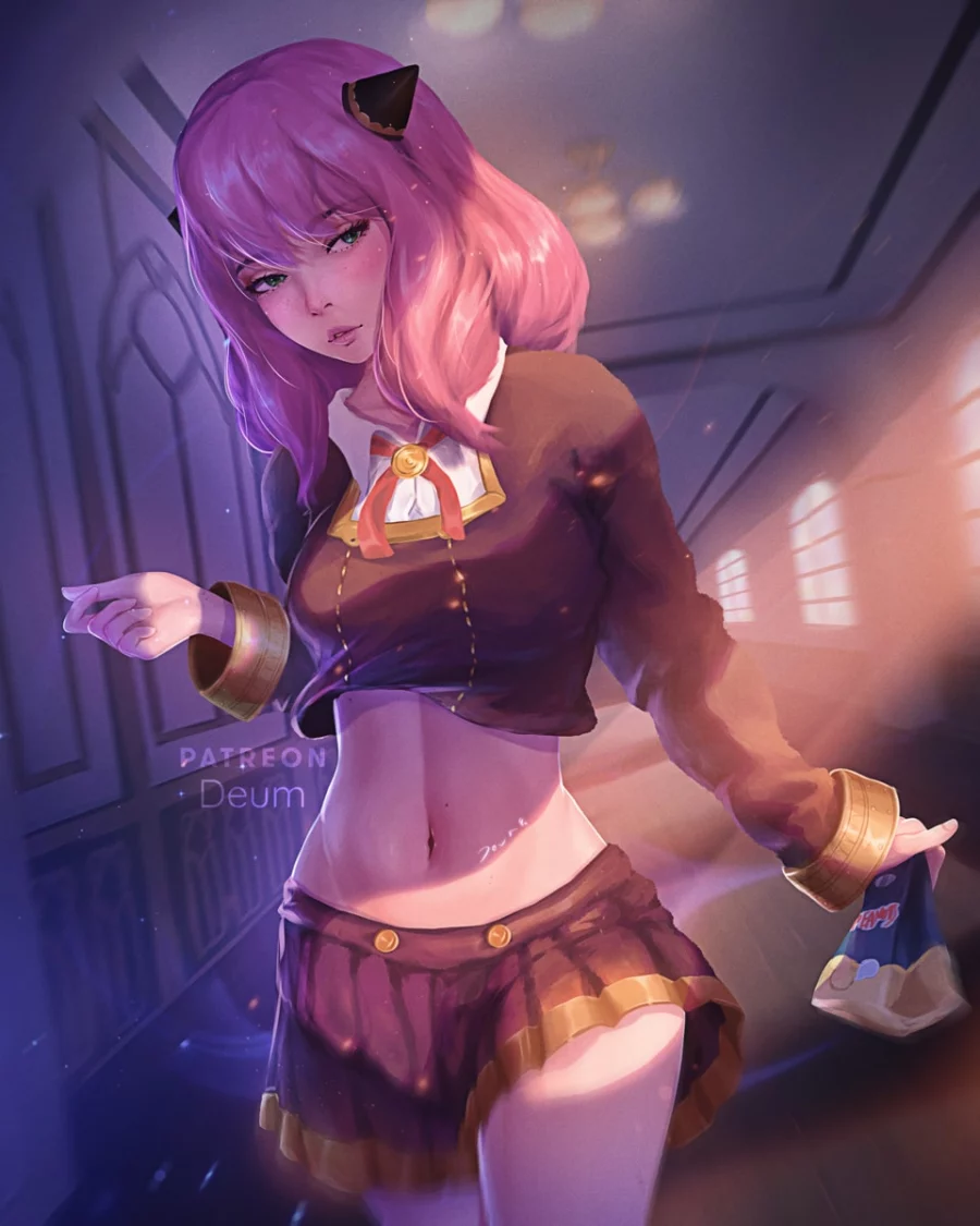 Naughty Anya Forger by Deum
