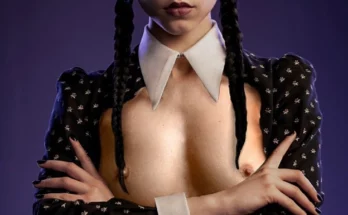 Netflix's Wednesday Addams (Jenna Ortega) Topless