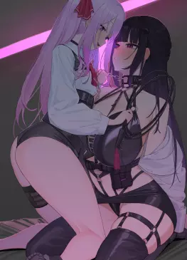 Yuni and Mihara Feels The Tension by Beijuu