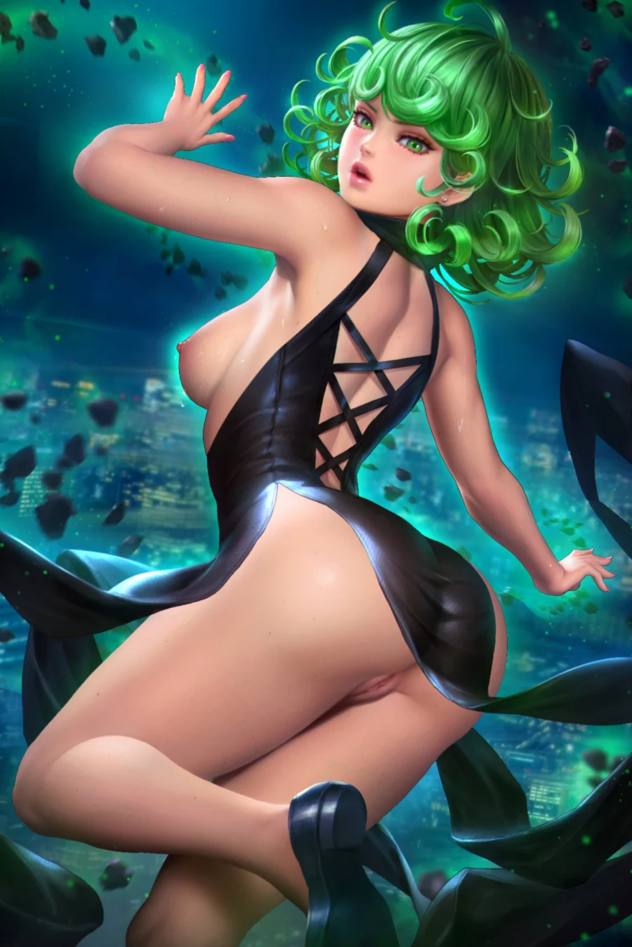 Tatsumaki Little Bit Open by Neoartcore