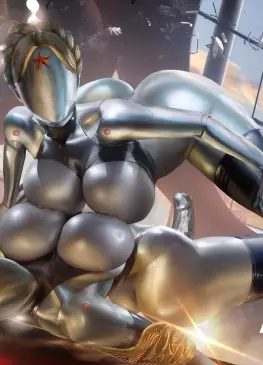 Ballerina Robot Twins by Sakimichan