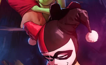 Robin Threesome With Poison Ivy and Harley Quinn by Queencomplex