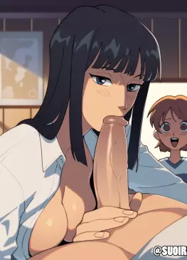 Nico Robin Sucking Dick Then Nami Came by suoiresnu