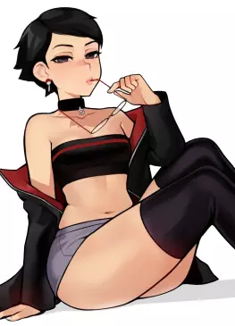 Sarada New Design is Revealed and She Hot by Loodncrood
