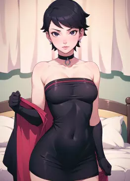 Sarada Time Skip Slutty Outfit