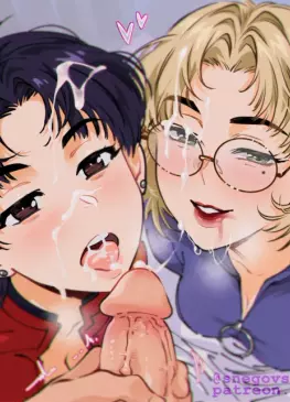 Misato and Ritsuko Double Treatment by snegovski