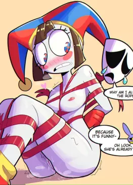Pomni X Gangle Bondage by nipelets | The Amazing Digital Circus