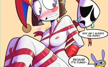 Pomni X Gangle Bondage by nipelets | The Amazing Digital Circus