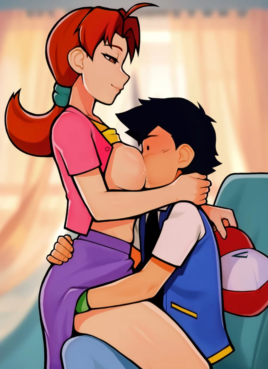 Delia Ketchum (Ash's Mom) Ask Ditto to Fulfil Her Fantasy By Loodncrood | Pokemon Hentai 1