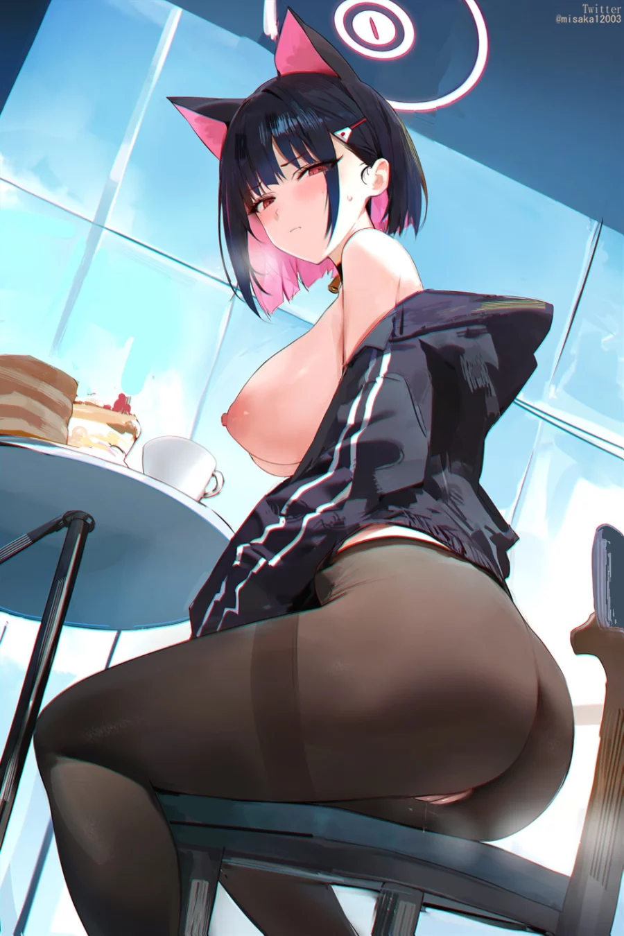 Sweet Kyouyama Kazusa by misaka12003 | Blue Archive Hentai 1
