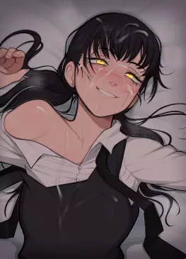 Mitaka Asa Pretty Facial by afrobull | Chainsaw Man