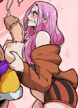 Jewelry Bonney Thanking Luffy by mark gavatino | One Piece