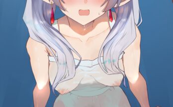 Frieren on Wet Dress by araneesama | Sousou no Frieren