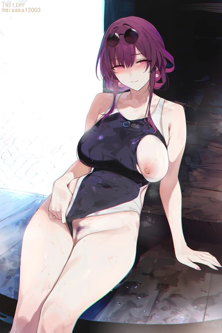 Kafka Swimsuit Aside by misaka12003 | Honkai Star Rail Hentai 1
