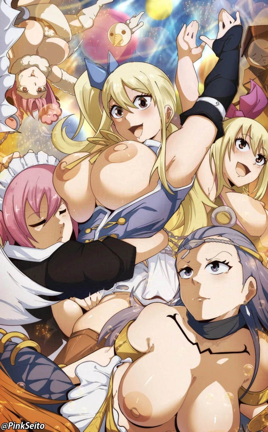Lucy and Friends by Pinkseito | Fairy Tail Hentai 2 Lucy and Friends by Pinkseito | Fairy Tail Hentai 1