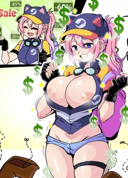 Summer Sale in a Nutshell by lewdamone | Steam Delivery Girl