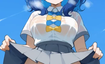 Anna Yanami Lifted Skirt by Xuneai | Too Many Losing Heroines