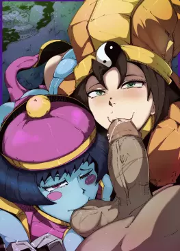 Hsien-Ko (Lei-Lei) and Mei-Ling (Lin-Lin) by Pinkseito | Darkstalkers