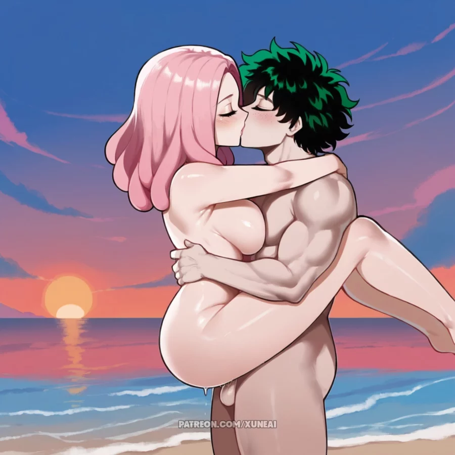 Izuku Midoriya X Mei Hatsume Happy Ending by Xuneai | My Hero Academia Hentai 1