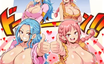 Vivi and Rebecca Perky Breast by lewdamone | One Piece