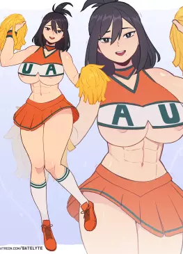 Cheerleader Nana Shimura by satelyte | My Hero Academia