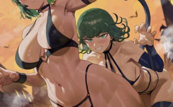 Fubuki and Tatsumaki Halloween by Shexyo | One-Punch Man
