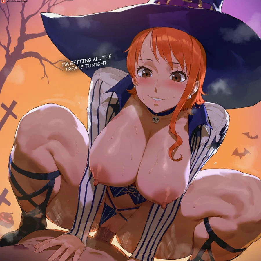 Halloween Sex With Witch Nami by Shexyo | One Piece Hentai 2 Halloween Sex With Witch Nami by Shexyo | One Piece Hentai 1