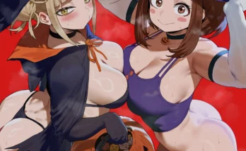 Sexy With Himiko Toga and Ochako Uraraka by Shexyo | My Hero Academia
