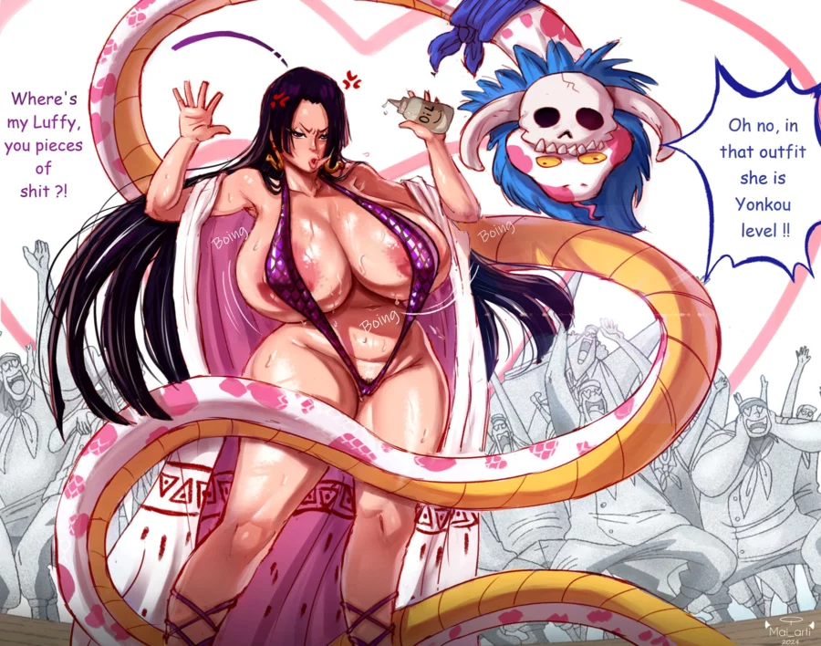 Boa Hancock Oiled by mai arti One Piece