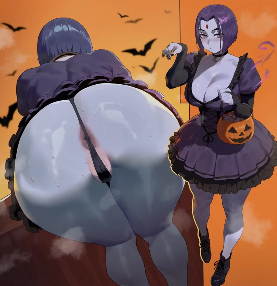 Raven Hallowee by Shexyo | Teen Titans Hentai 2 Raven Hallowee by Shexyo | Teen Titans Hentai 1