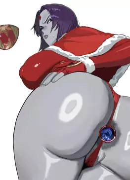 Butt Plugged Santa Raven by hintobento | DC