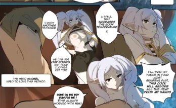 Frieren Giving Warm Handjob For Stranger by pinkseito | Sousou no Frieren