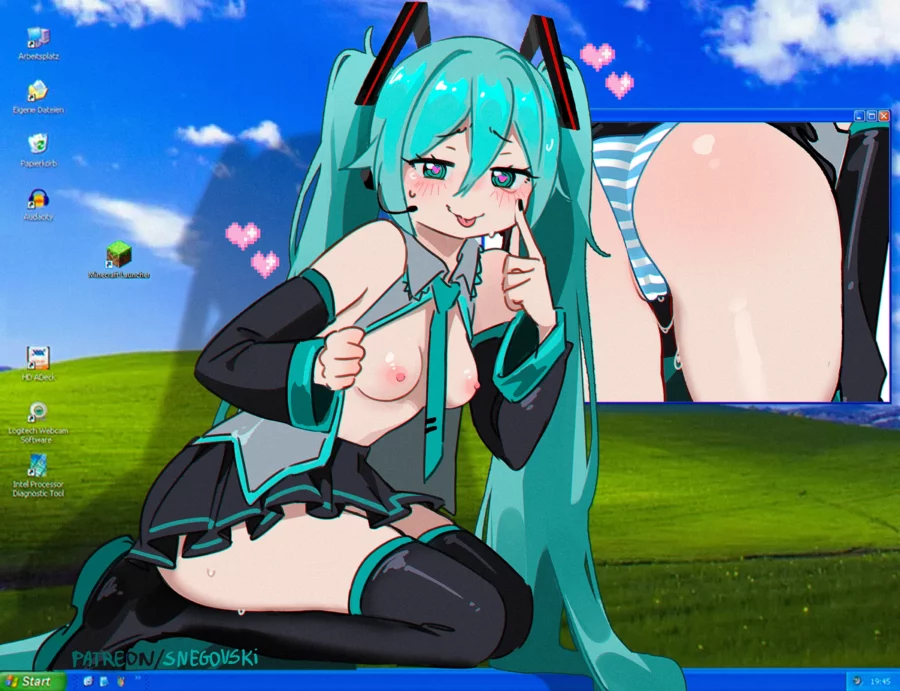 Hatsune Miku Desktop Strip – Snegovski – VOCALOID