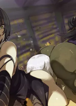 Shiori Novella and Tharja Ass Press – Pinkseito – Fire Emblem X Hololive