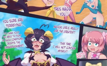 Magia Baiser Vs Tres Magia Magenta, Azul and Sulfur by Hornygraphite | Mahou Shoujo ni Akogarete
