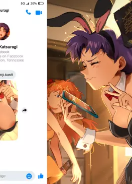 Misato Katsuragi Sending Boobs Pic by khyleri | Evangelion