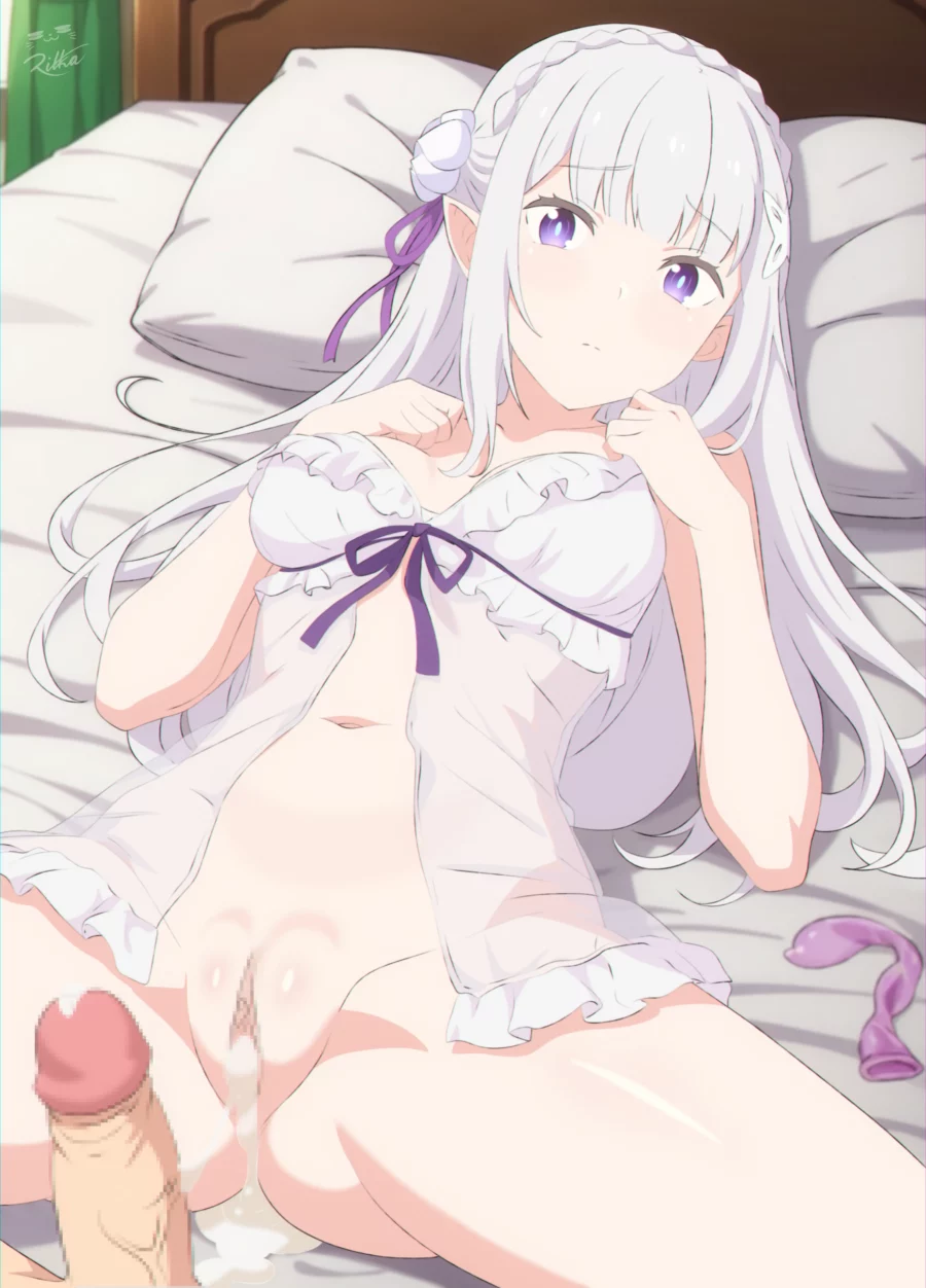 Emilia Drain Me In Her Sexy Lingerie by seasonanimes – Re Zero Hentai 1 Emilia Drain Me In Her Sexy Lingerie by seasonanimes – Re Zero