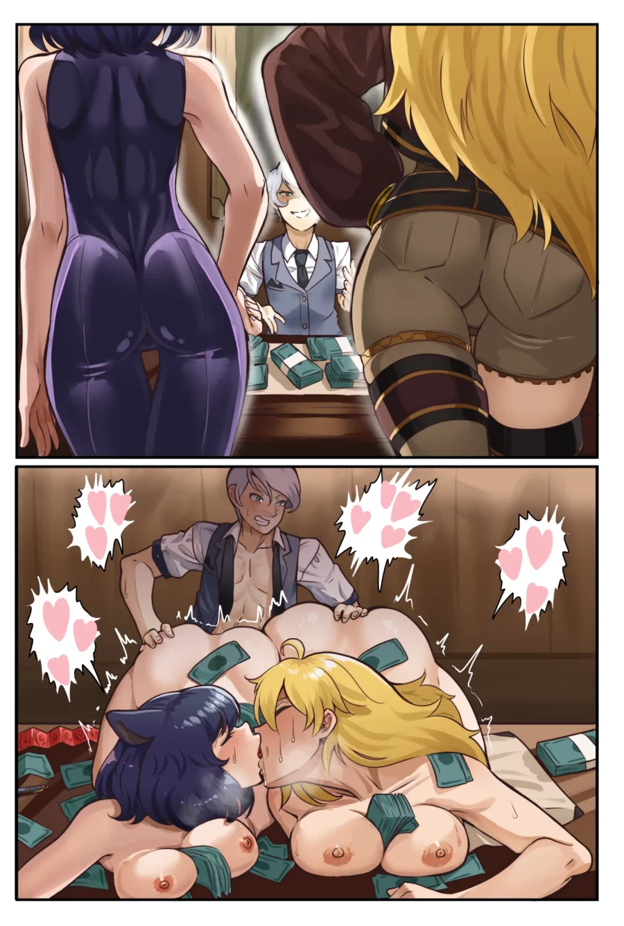 Whitley Schnee Buying Sex With Blake Belladonna and Yang Xiao Long by Nico-mo – RWBY