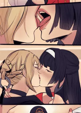 Astra Yao and Evelyn Chevalier Kisses by Holymeh – Zenless Zone Zero