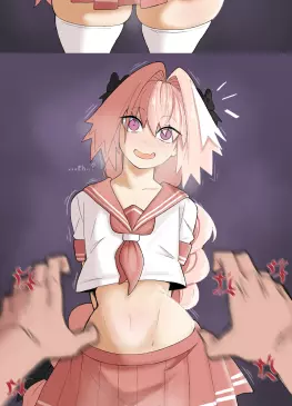Astolfo Just Cum While Swallowing Cum by Vammzu – Fate Grand Order