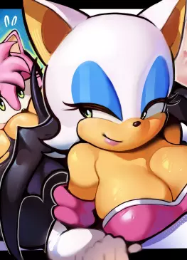 Amy Rose Eats Rogue The Bat’s Ass by Fluffydango – Sonic