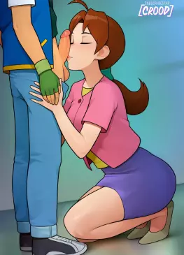 Delia Ketchung Good Luck Kiss for Ash by Loodncrood – Pokemon