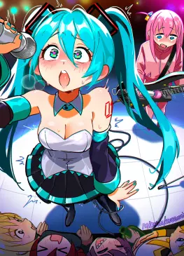 Gotoh Hitori and Miku Blash Perfomance by Snegovski – Vocaloid X Bocchi The Rock!