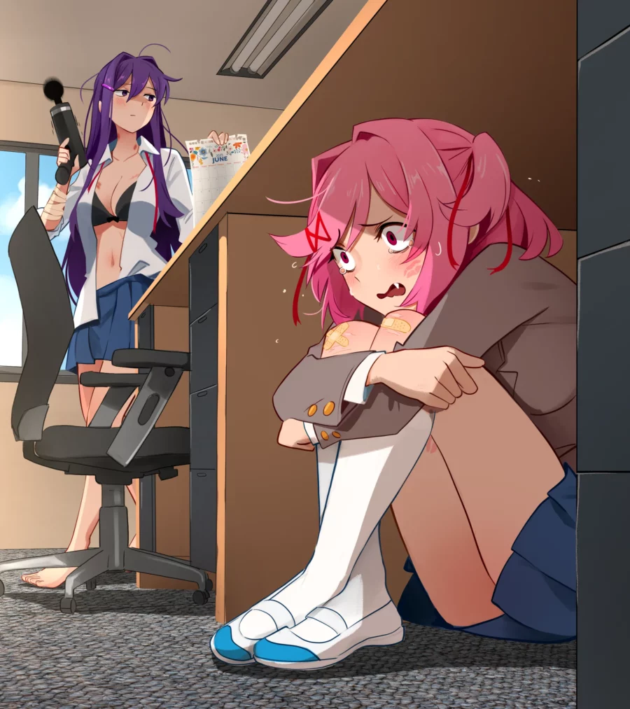 Natsuki and Yuri Gay Month by Khyle – Doki Doki Literature Club Hentai 1 Natsuki and Yuri Gay Month by Khyle – Doki Doki Literature Club