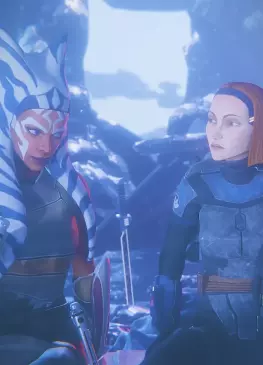 Ahsoka Tano and Bo-Katan Kryze Use Lightsaber by Mept44 – Star Wars
