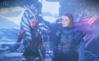 Ahsoka Tano and Bo-Katan Kryze Use Lightsaber by Mept44 – Star Wars