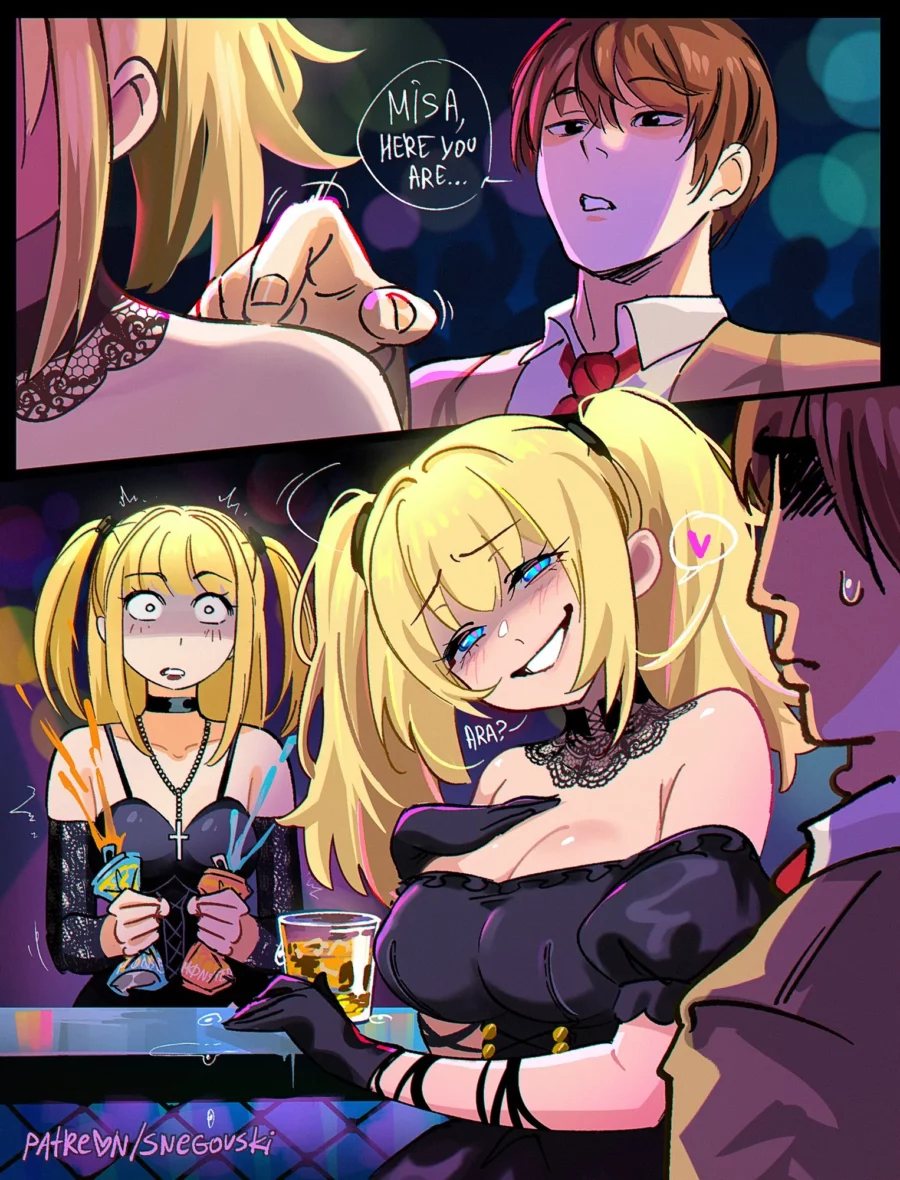 Misa Amane or Ani by Snegovski – Death Note X Grok AI Hentai 1 Misa Amane or Ani by Snegovski – Death Note X Grok AI