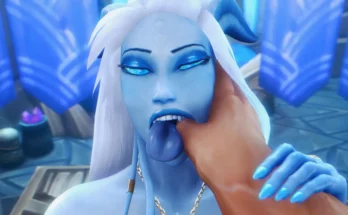 POV Sex With Pyrista (Draenei) by Noname55 – World of Warcraft