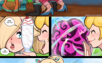 Peach and Daisy Focusing Rosalina by Afrobull – Mario Kart World
