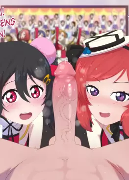 Nico Yazawa and Maki Nishikino VIP Fanservice by Hornygraphite – Love Live!
